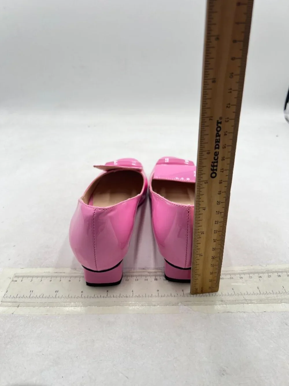 FSJ Pink Kitten Heels Square Toe Slip on Pumps Evening Party Dress Office Shoes